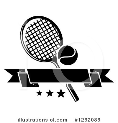 Royalty-Free (RF) Tennis Clipart Illustration by Vector Tradition SM - Stock Sample #1262086