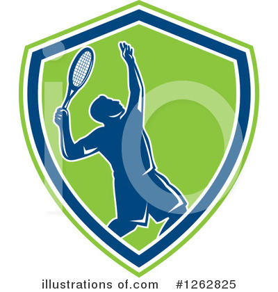 Royalty-Free (RF) Tennis Clipart Illustration by patrimonio - Stock Sample #1262825