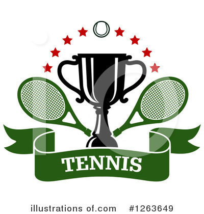 Royalty-Free (RF) Tennis Clipart Illustration by Vector Tradition SM - Stock Sample #1263649