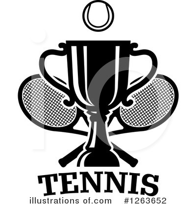 Royalty-Free (RF) Tennis Clipart Illustration by Vector Tradition SM - Stock Sample #1263652
