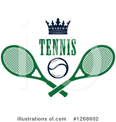 Royalty-Free (RF) Tennis Clipart Illustration by Vector Tradition SM - Stock Sample #1268602