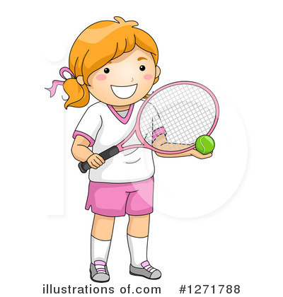 Royalty-Free (RF) Tennis Clipart Illustration by BNP Design Studio - Stock Sample #1271788