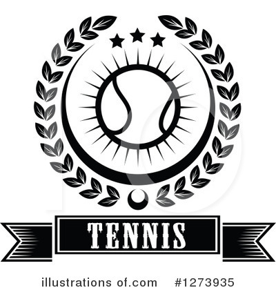 Royalty-Free (RF) Tennis Clipart Illustration by Vector Tradition SM - Stock Sample #1273935
