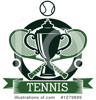 Royalty-Free (RF) Tennis Clipart Illustration by Vector Tradition SM - Stock Sample #1279899