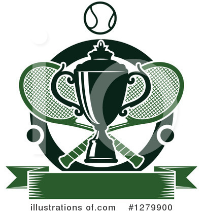 Royalty-Free (RF) Tennis Clipart Illustration by Vector Tradition SM - Stock Sample #1279900