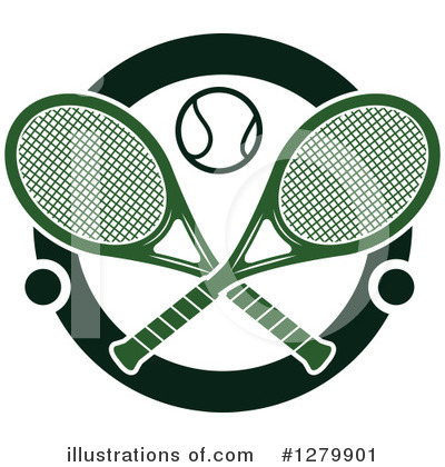 Royalty-Free (RF) Tennis Clipart Illustration by Vector Tradition SM - Stock Sample #1279901