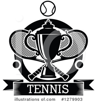 Royalty-Free (RF) Tennis Clipart Illustration by Vector Tradition SM - Stock Sample #1279903
