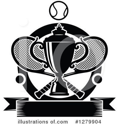 Royalty-Free (RF) Tennis Clipart Illustration by Vector Tradition SM - Stock Sample #1279904