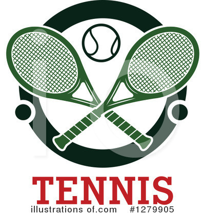 Royalty-Free (RF) Tennis Clipart Illustration by Vector Tradition SM - Stock Sample #1279905