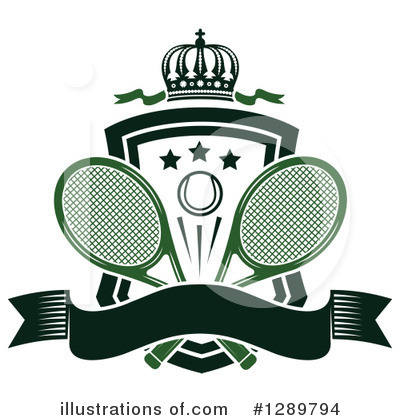 Royalty-Free (RF) Tennis Clipart Illustration by Vector Tradition SM - Stock Sample #1289794