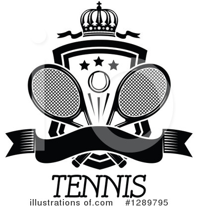 Royalty-Free (RF) Tennis Clipart Illustration by Vector Tradition SM - Stock Sample #1289795