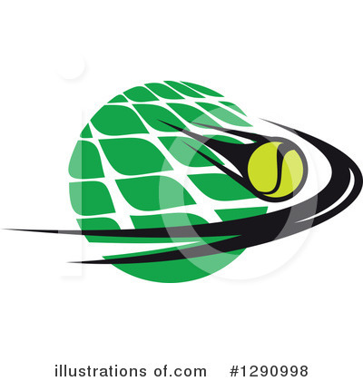 Royalty-Free (RF) Tennis Clipart Illustration by Vector Tradition SM - Stock Sample #1290998