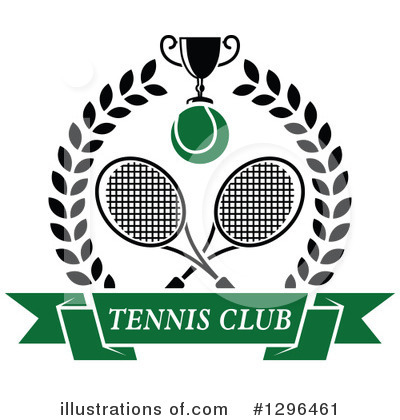 Royalty-Free (RF) Tennis Clipart Illustration by Vector Tradition SM - Stock Sample #1296461
