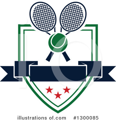 Royalty-Free (RF) Tennis Clipart Illustration by Vector Tradition SM - Stock Sample #1300085