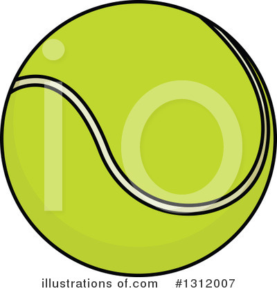 Royalty-Free (RF) Tennis Clipart Illustration by Vector Tradition SM - Stock Sample #1312007
