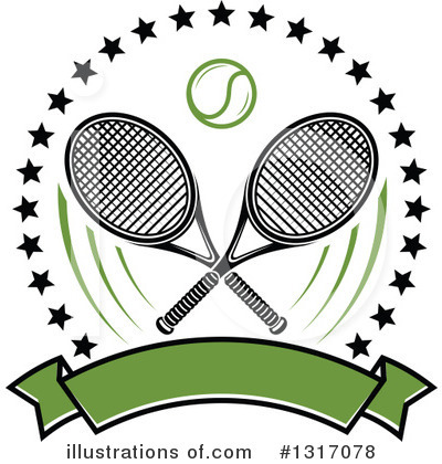 Tennis Racket Clipart #1317078 by Vector Tradition SM
