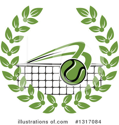 Royalty-Free (RF) Tennis Clipart Illustration by Vector Tradition SM - Stock Sample #1317084