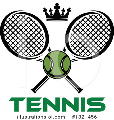 Royalty-Free (RF) Tennis Clipart Illustration by Vector Tradition SM - Stock Sample #1321456