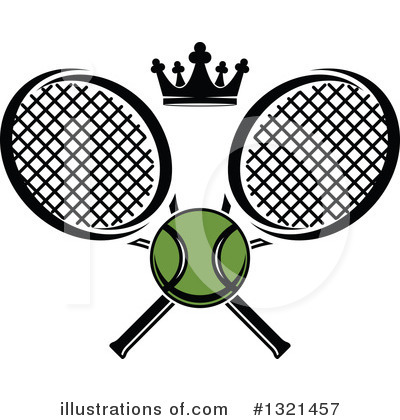 Tennis Racket Clipart #1321457 by Vector Tradition SM