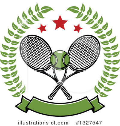 Royalty-Free (RF) Tennis Clipart Illustration by Vector Tradition SM - Stock Sample #1327547