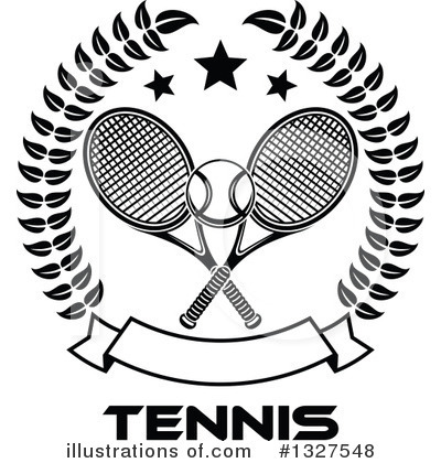 Royalty-Free (RF) Tennis Clipart Illustration by Vector Tradition SM - Stock Sample #1327548