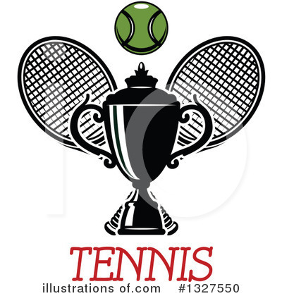 Royalty-Free (RF) Tennis Clipart Illustration by Vector Tradition SM - Stock Sample #1327550