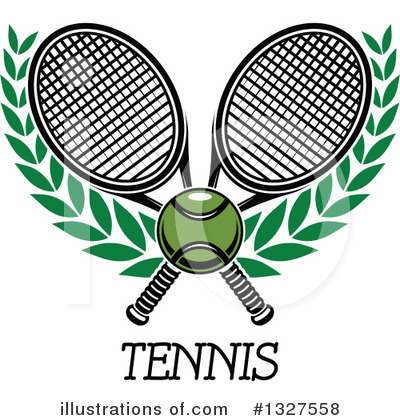 Royalty-Free (RF) Tennis Clipart Illustration by Vector Tradition SM - Stock Sample #1327558