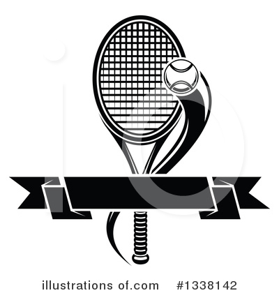 Royalty-Free (RF) Tennis Clipart Illustration by Vector Tradition SM - Stock Sample #1338142
