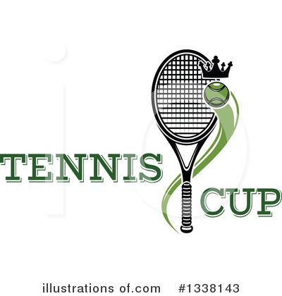 Royalty-Free (RF) Tennis Clipart Illustration by Vector Tradition SM - Stock Sample #1338143