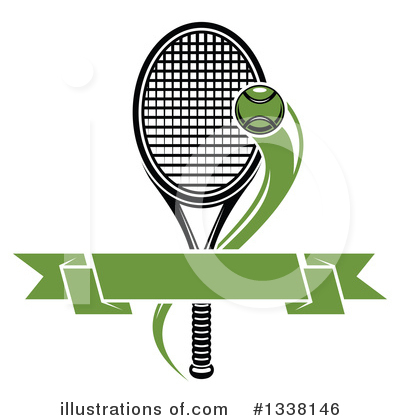 Royalty-Free (RF) Tennis Clipart Illustration by Vector Tradition SM - Stock Sample #1338146