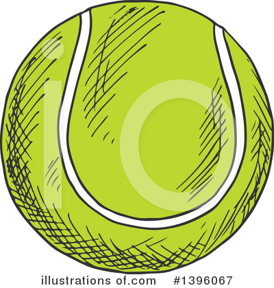 Royalty-Free (RF) Tennis Clipart Illustration by Vector Tradition SM - Stock Sample #1396067