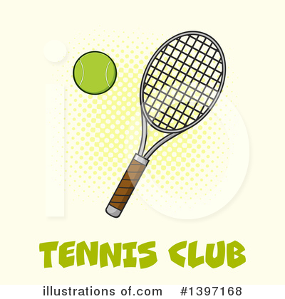 Royalty-Free (RF) Tennis Clipart Illustration by Hit Toon - Stock Sample #1397168