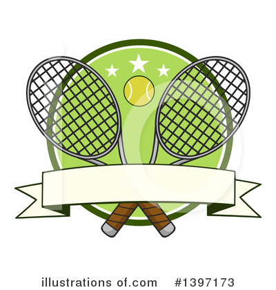 Tennis Clipart #1397173 by Hit Toon