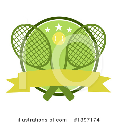 Royalty-Free (RF) Tennis Clipart Illustration by Hit Toon - Stock Sample #1397174