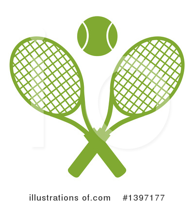 Royalty-Free (RF) Tennis Clipart Illustration by Hit Toon - Stock Sample #1397177