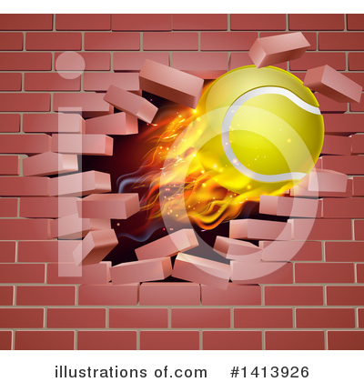 Royalty-Free (RF) Tennis Clipart Illustration by AtStockIllustration - Stock Sample #1413926