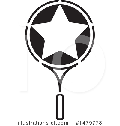 Tennis Racket Clipart #1479778 by Lal Perera