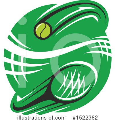 Royalty-Free (RF) Tennis Clipart Illustration by Vector Tradition SM - Stock Sample #1522382