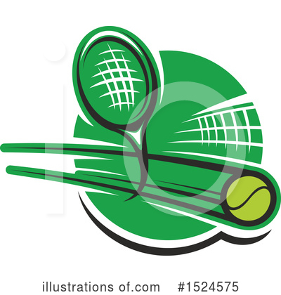 Royalty-Free (RF) Tennis Clipart Illustration by Vector Tradition SM - Stock Sample #1524575