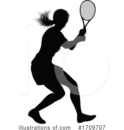 Royalty-Free (RF) Tennis Clipart Illustration by AtStockIllustration - Stock Sample #1709707