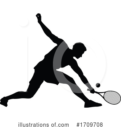 Royalty-Free (RF) Tennis Clipart Illustration by AtStockIllustration - Stock Sample #1709708