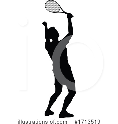 Royalty-Free (RF) Tennis Clipart Illustration by AtStockIllustration - Stock Sample #1713519