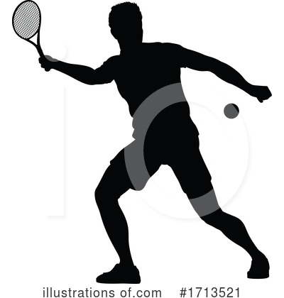 Royalty-Free (RF) Tennis Clipart Illustration by AtStockIllustration - Stock Sample #1713521