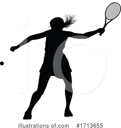 Royalty-Free (RF) Tennis Clipart Illustration by AtStockIllustration - Stock Sample #1713655