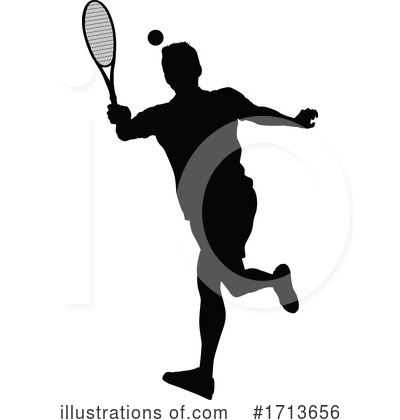 Royalty-Free (RF) Tennis Clipart Illustration by AtStockIllustration - Stock Sample #1713656