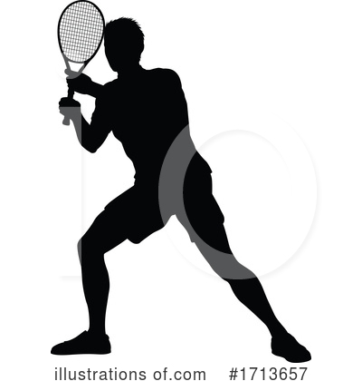 Royalty-Free (RF) Tennis Clipart Illustration by AtStockIllustration - Stock Sample #1713657