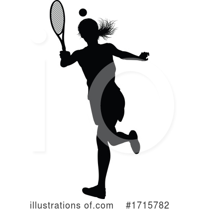 Royalty-Free (RF) Tennis Clipart Illustration by AtStockIllustration - Stock Sample #1715782