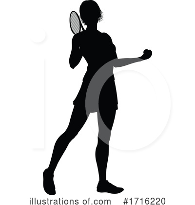 Royalty-Free (RF) Tennis Clipart Illustration by AtStockIllustration - Stock Sample #1716220