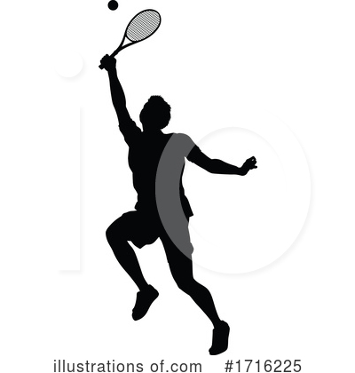 Royalty-Free (RF) Tennis Clipart Illustration by AtStockIllustration - Stock Sample #1716225
