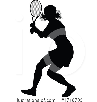 Royalty-Free (RF) Tennis Clipart Illustration by AtStockIllustration - Stock Sample #1718703